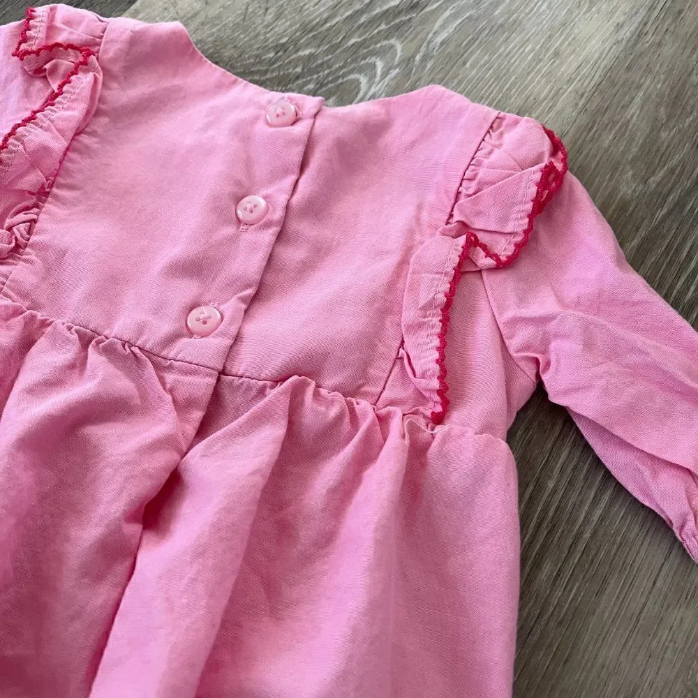 Goodlad baby girl embroidered floral romper 0-3 months